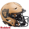 Las Vegas Raiders Helmet Riddell Authentic Full Size SpeedFlex Style Salute To Service 2023