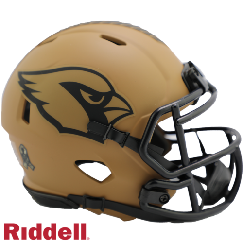 Arizona Cardinals Helmet Riddell Replica Mini Speed Style Salute To Service 2023