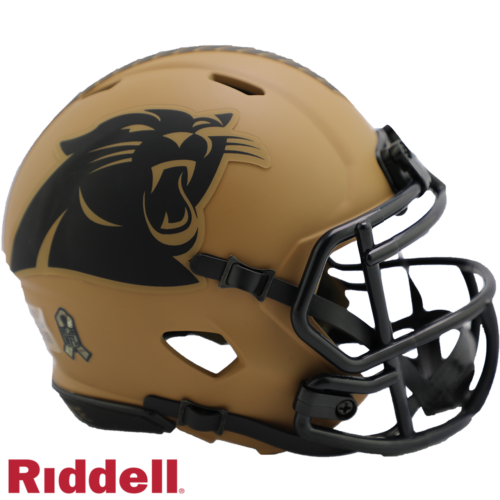 Carolina Panthers Helmet Riddell Replica Mini Speed Style Salute To Service 2023