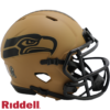 Seattle Seahawks Helmet Riddell Replica Mini Speed Style Salute To Service 2023