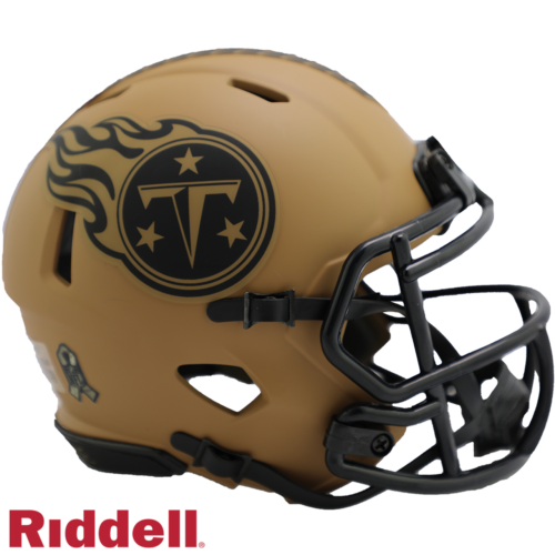 Tennessee Titans Helmet Riddell Replica Mini Speed Style Salute To Service 2023