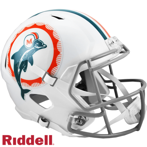 Miami Dolphins Helmet Riddell Replica Full Size Speed Style Tribute – Special Order