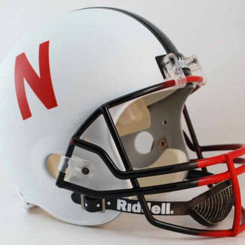 Nebraska Cornhuskers Riddell Deluxe Replica Helmet – Alternate White