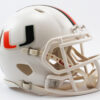 Miami Hurricanes Helmet Riddell Replica Mini Speed Style