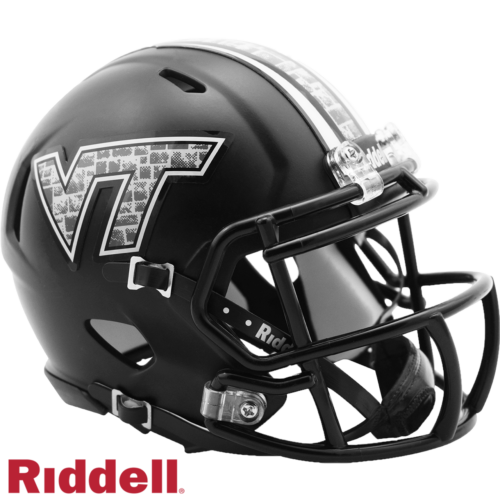 Virginia Tech Hokies Helmet – Riddell Replica Mini – Speed Style – Matte Black