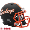 Oklahoma State Cowboys Helmet Riddell Replica Mini Speed Style Cowboys Script