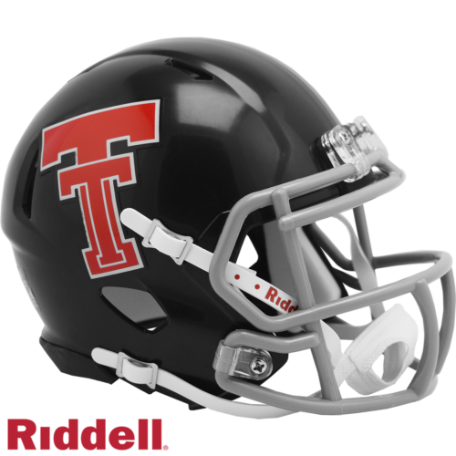 Texas Tech Red Raiders Helmet Riddell Replica Mini Speed Style Throwback