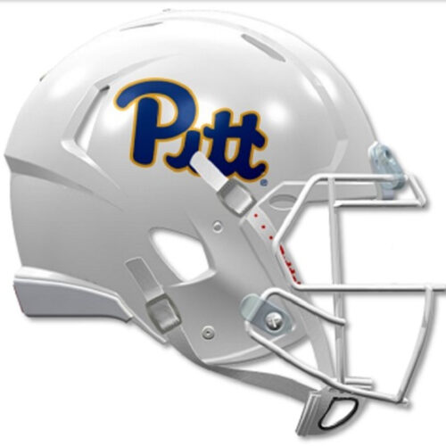 Pittsburgh Panthers Helmet Riddell Replica Mini Speed Style White