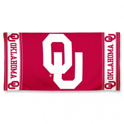 Oklahoma Sooners Towel 30×60 Beach Style