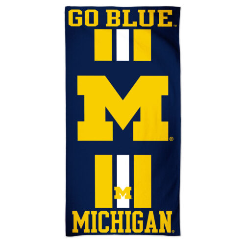 Michigan Wolverines Towel 30×60 Beach Style