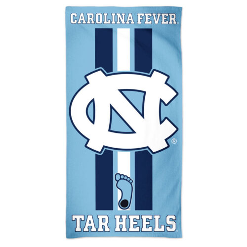 North Carolina Tar Heels Towel 30×60 Beach Style