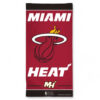 Miami Heat Towel 30×60 Beach Style