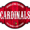 Louisville Cardinals Sign Wood 12 Inch Homegating Tavern – Special Order