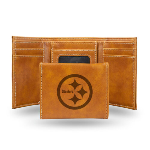 Pittsburgh Steelers Wallet Trifold Laser Engraved