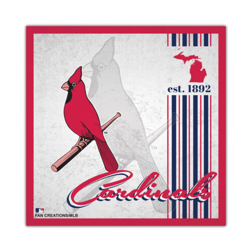 St. Louis Cardinals Sign Wood 10×10 Album Design